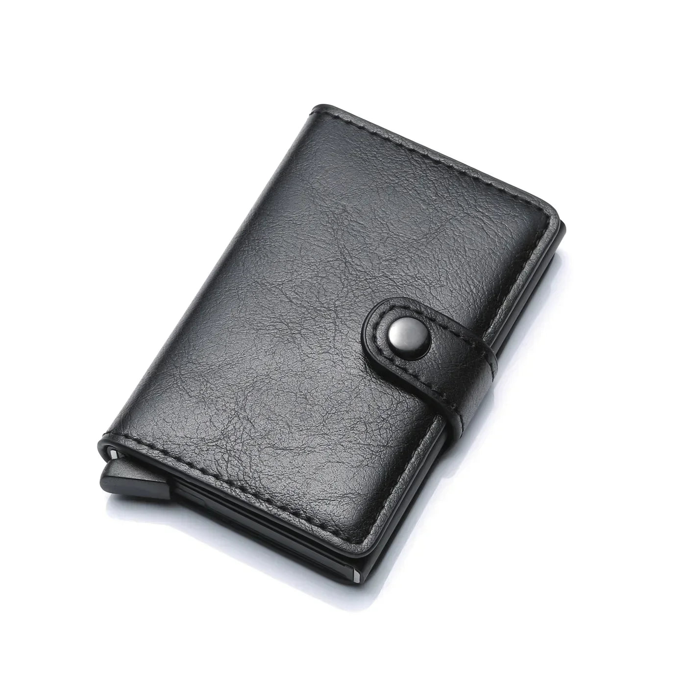 Slim RFID and Signal-Blocking, Anti-theft Leather Card Holder Wallet – Minimalist Design for Men