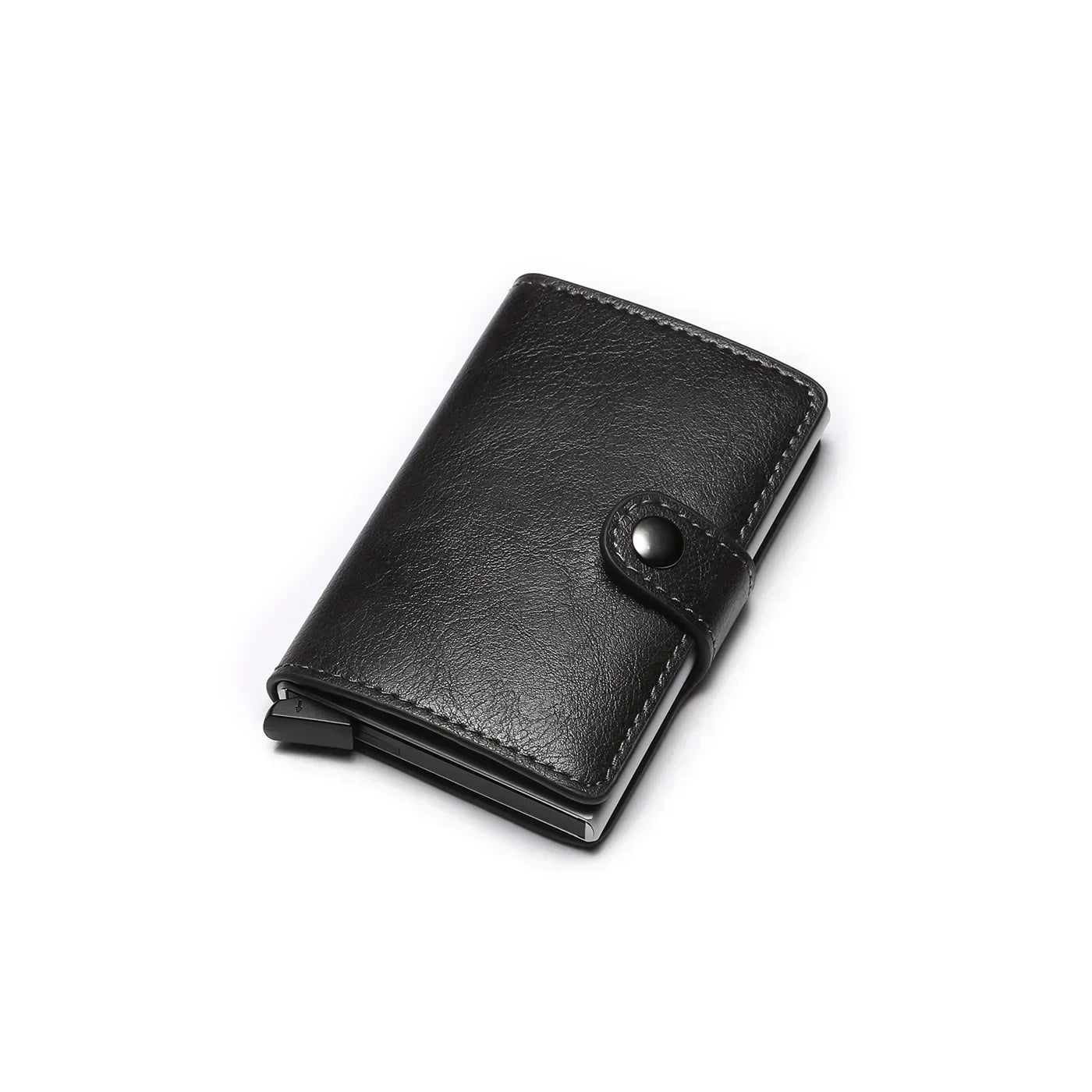 Slim RFID and Signal-Blocking, Anti-theft Leather Card Holder Wallet – Minimalist Design for Men