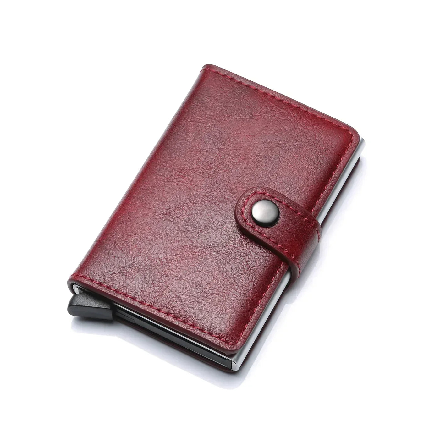 Slim RFID and Signal-Blocking, Anti-theft Leather Card Holder Wallet – Minimalist Design for Men